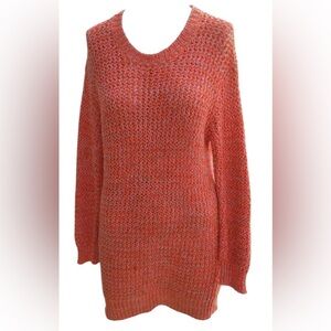 Stella McCartney Orange Loose Knit Sweater Dress/Tunic | Small